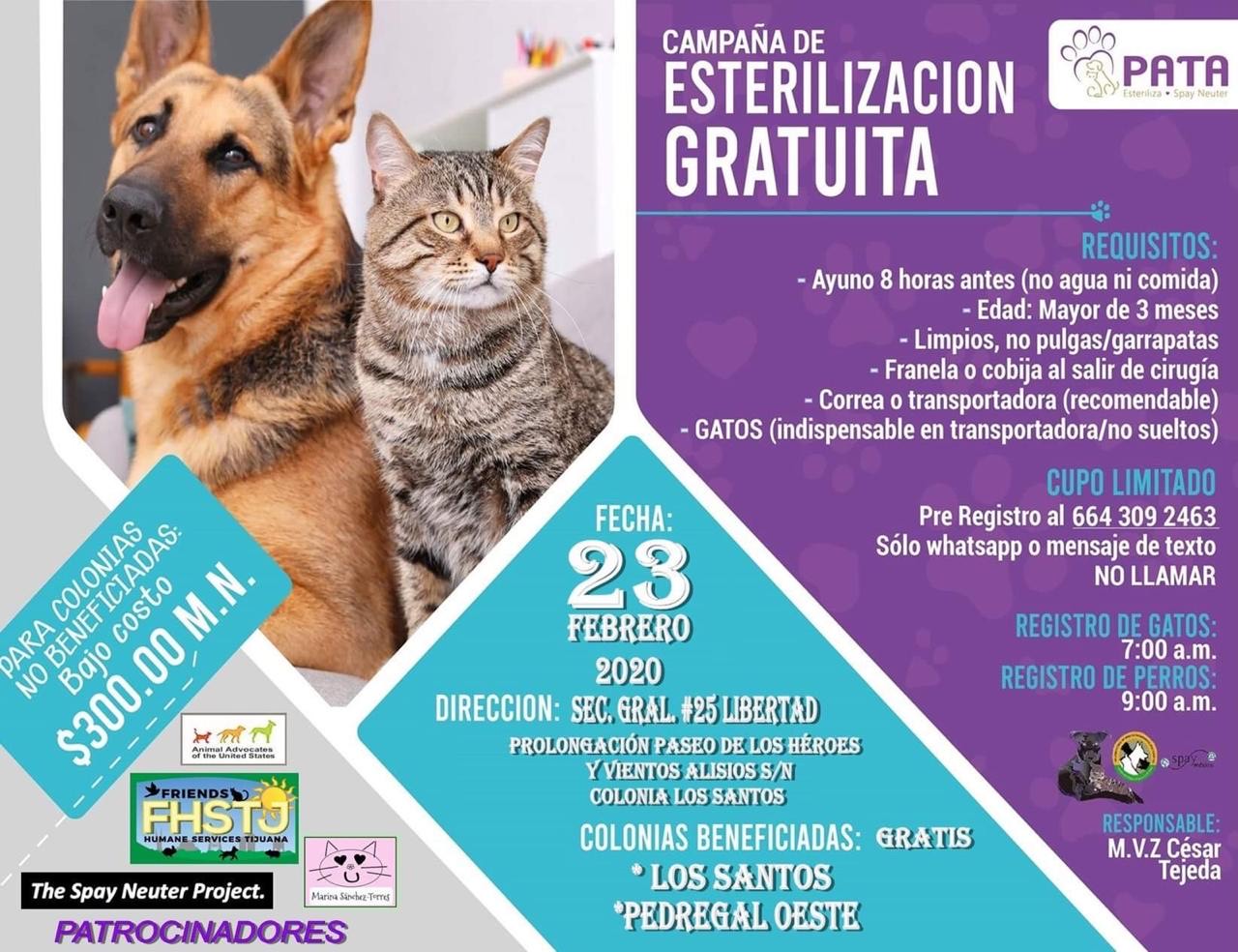 SPAY & NEUTER EVENT Friends of Humane Services Tijuana